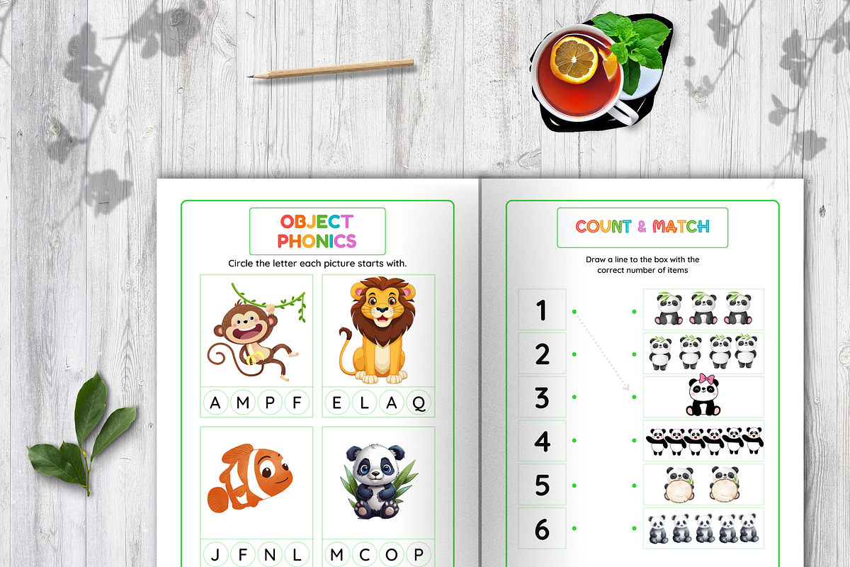 Kawaii Panda Activity Book for Kids, an Education Illustration by LA Design (Photo 8 of 10)