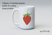 Strawberry, a Seasonal Illustration by Iryna Mel (Thumbnail 2 of 8)