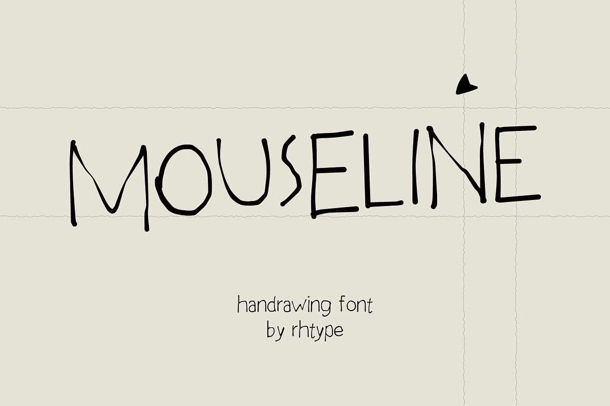 Mouseline, a Handwritten Font by Rhtype (Photo 1 of 6)