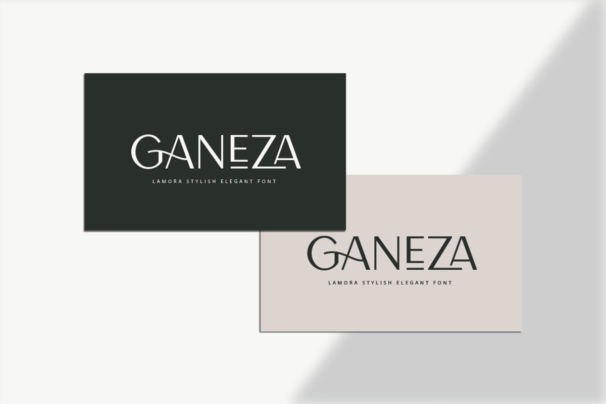 Lamora – Luxury & Modern Logo Font, a Sans Serif Font by Typebae (Photo 3 of 12)
