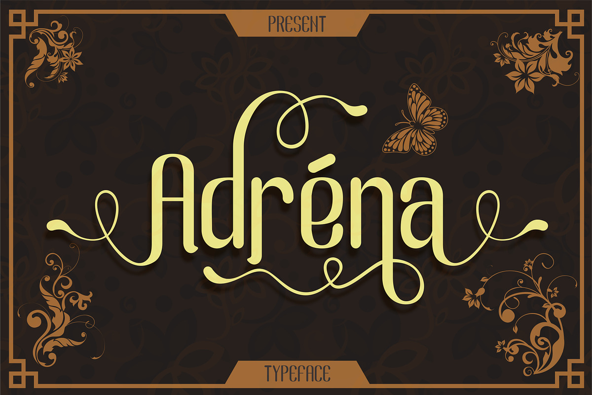 Adrena - Display Typeface, a Font by Annivers Type (Photo 2 of 5)