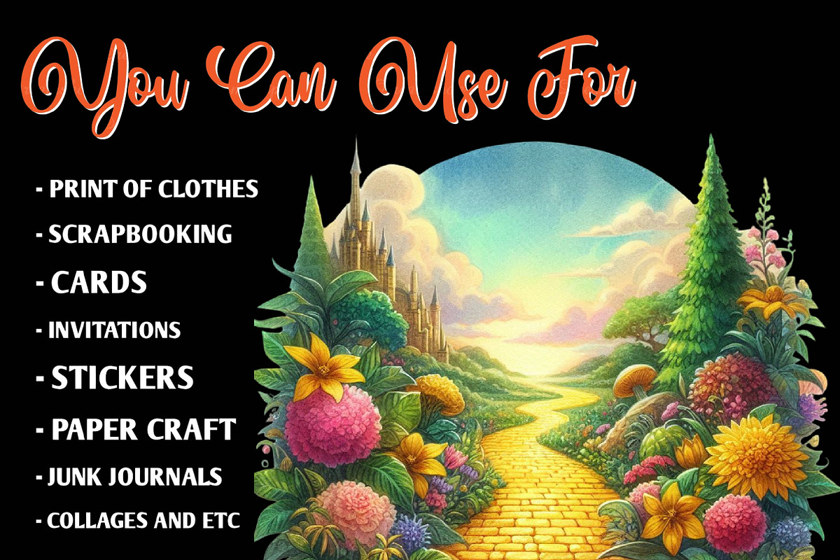 Wizard Of Oz Clipart, Dorothy, an Illustration by CreationArt (Photo 4 of 9)