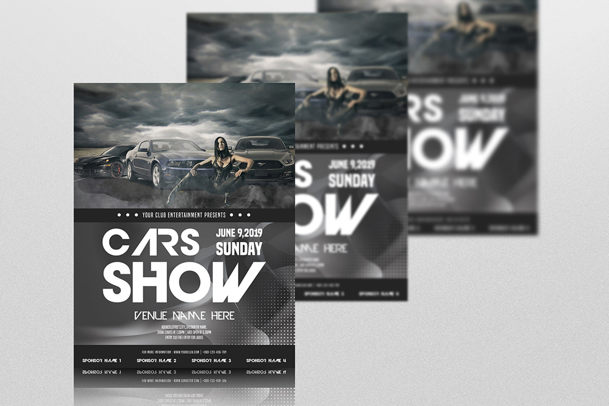 Car Show Flyer, a Flyer Template by Rimana_Templatehive (Photo 1 of 4)
