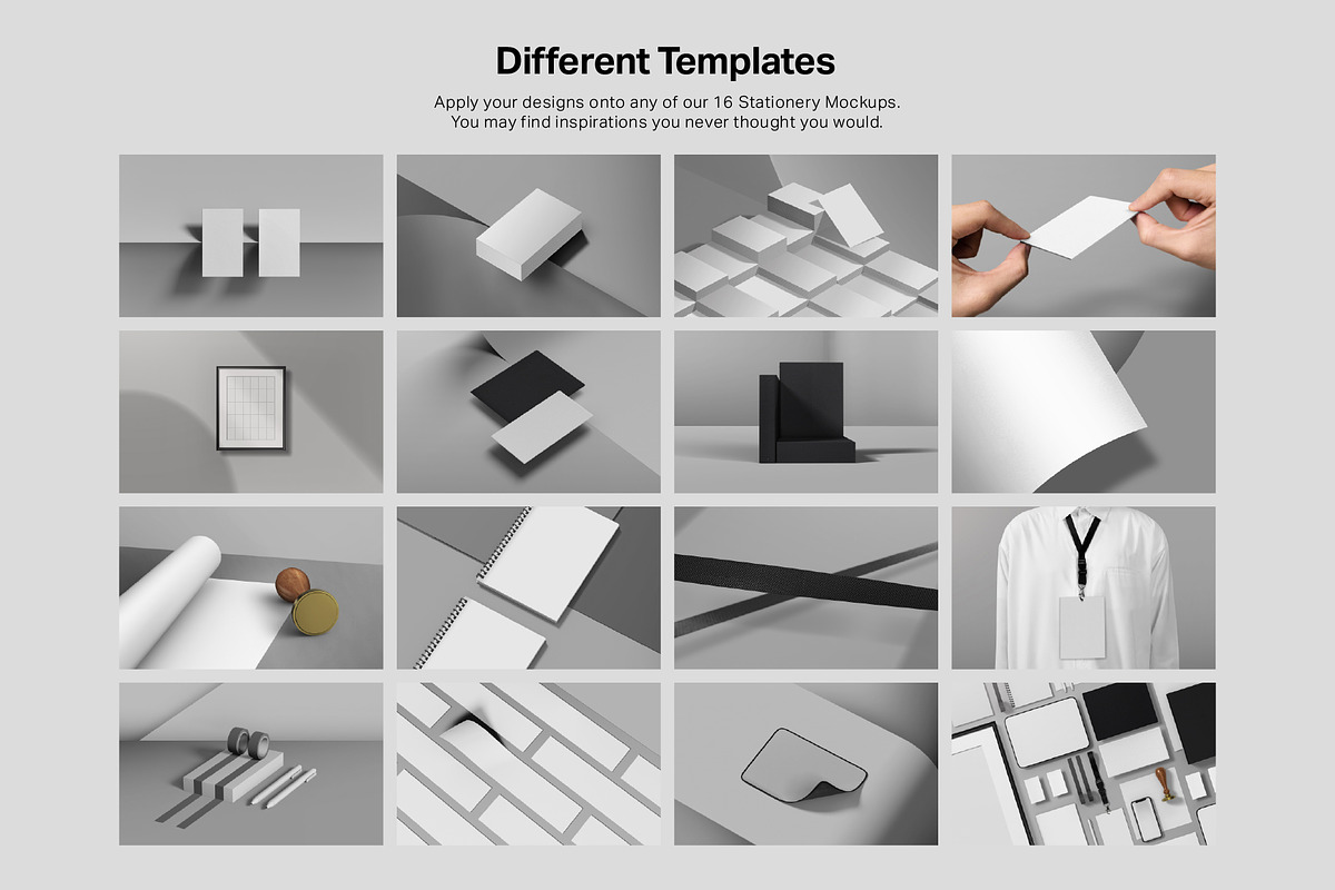 16 Stationery Mockups (Beginner), a Product Mockup by Grandvity Design (Photo 6 of 23)