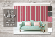 Vintage Seamless Pattern RED, a Pattern Graphic by Barbara's iCandy (Thumbnail 6 of 6)