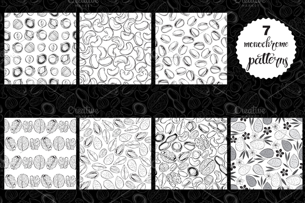 Nuts. Vector set., an Object Graphic by maritime_m (Photo 3 of 6)