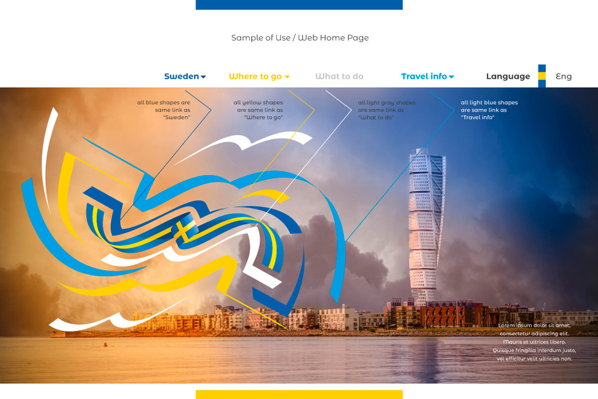Sweden flag ribbon vector, a Templates & Theme by Simbos (Photo 8 of 9)