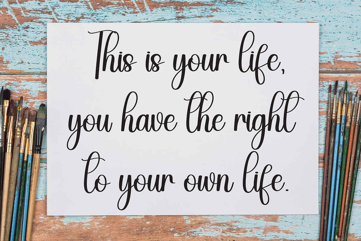 Wonderful | Script Font, a Handwritten Font by Scratchones (Photo 5 of 9)