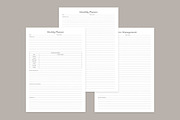 Generic Planning Pages Set V-12, a Stationery Template by shahsoft (Thumbnail 3 of 3)