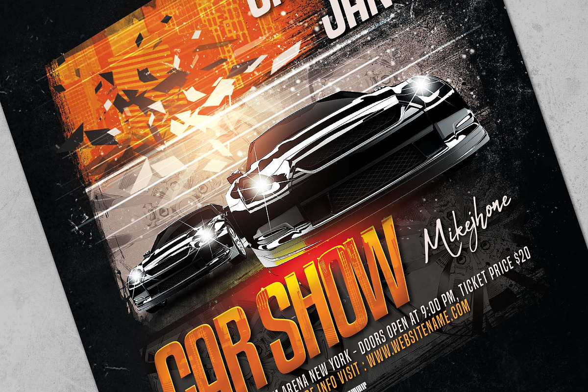 Car Show Flyer, a Flyer Template by Tarommir (Photo 3 of 3)