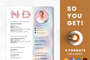 Sorority Rush Resume Template, a Resume Template by ResumeInventor (Thumbnail 7 of 8)