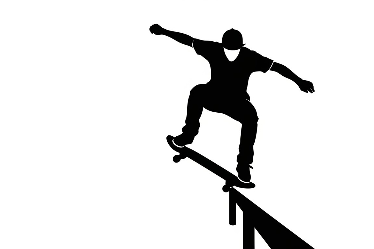 skateboard trick silhouettes showcas, an Illustration by Amazin_art (Photo 30 of 31)