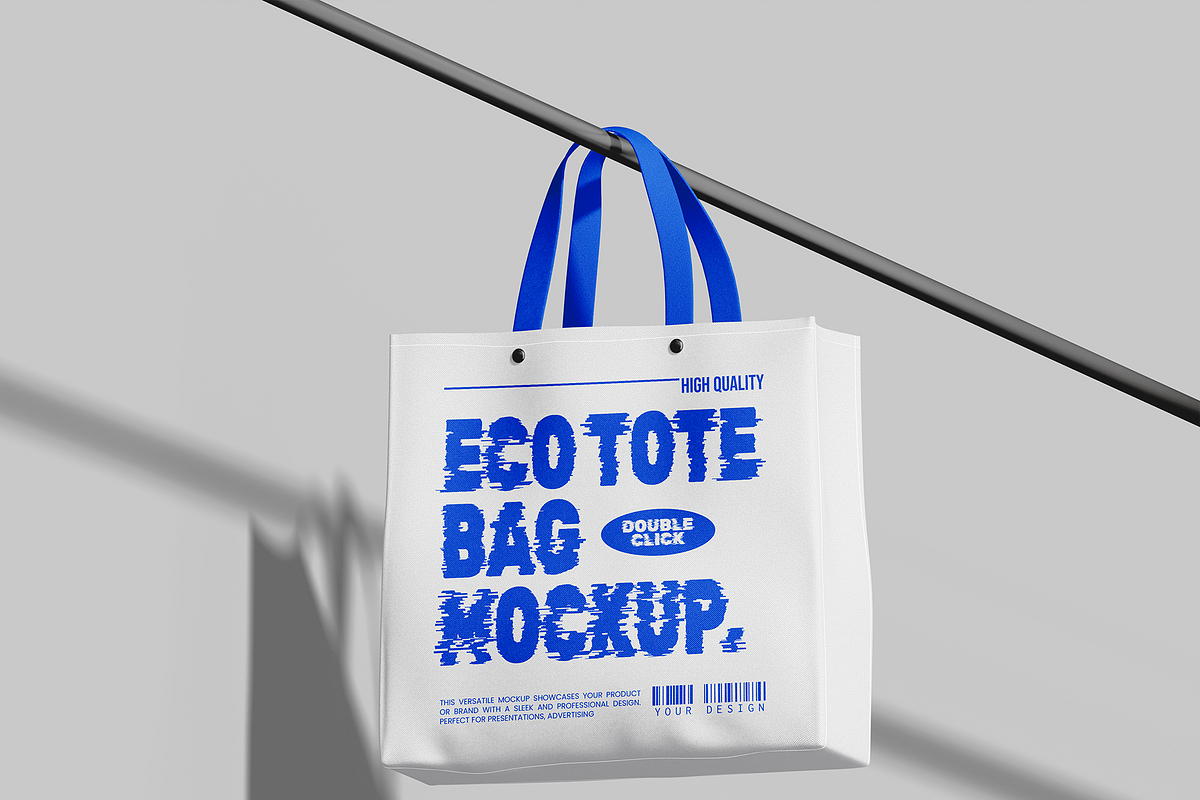 Eco Tote Bag Mockup, a Packaging Mockup by Permadi Creative (Photo 3 of 3)