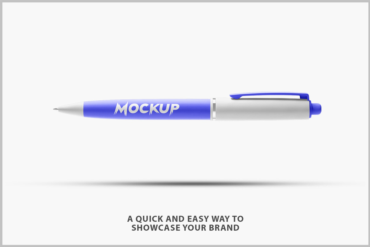 Pen Floating Mockup PSD, a Pens & Pencil Mockup by Bruno's Shop (Photo 2 of 4)