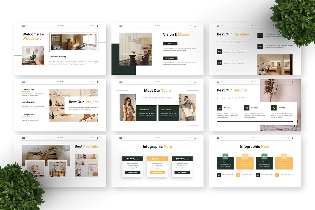 Woodcraft - Crafting Google Slide, a Presentation Template by Deepslide Studio (Photo 6 of 6)