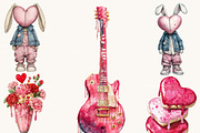 Dark Valentine Couple Clipart, a Person Illustration by Design Scotch (Thumbnail 7 of 8)