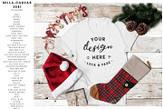 Xmas T-Shirt Mockup Bundle B+C 3001, a Shirt Mockup by lock and page (Thumbnail 2 of 6)