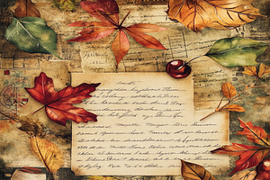 Vintage Autumnal Elements Junk