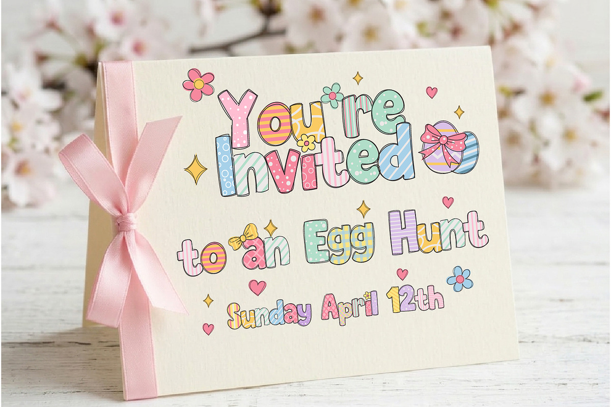 Easter spring, a Font by Rashdrawn (Photo 4 of 5)
