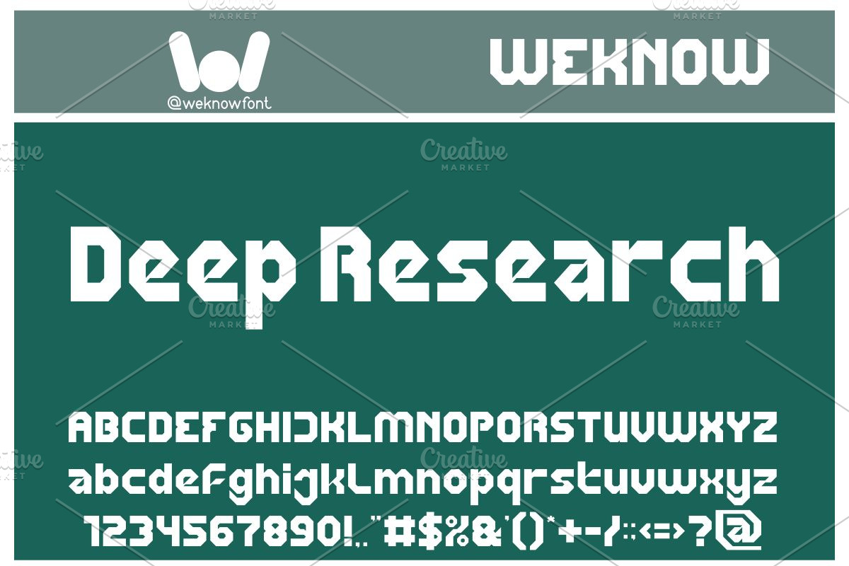 Original Insight font, a Font by weknow (Photo 3 of 8)