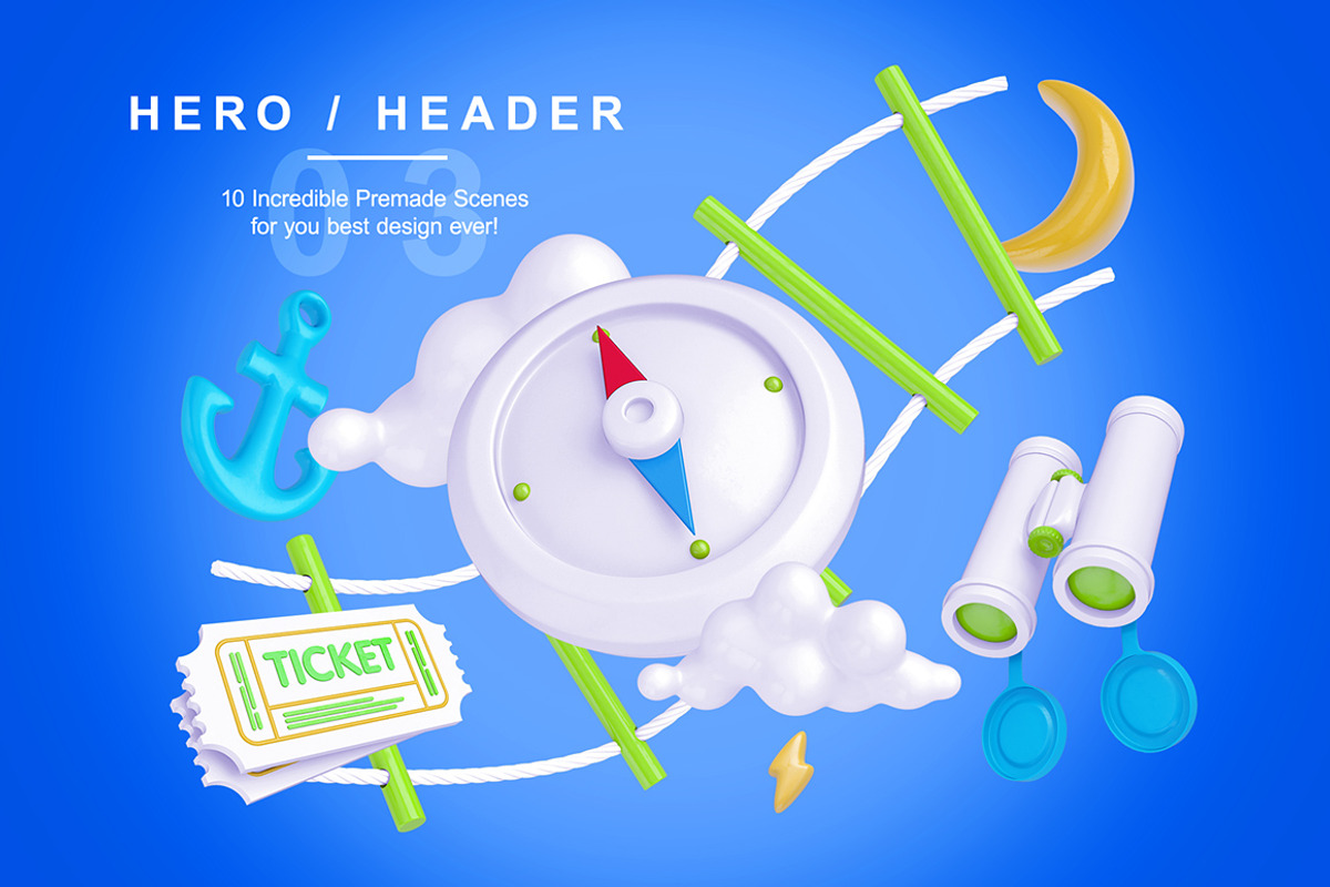 Bright Travel Items Scene Generator, a Product Mockup by mysuperproject (Photo 9 of 16)