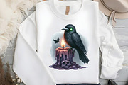 Spooky Halloween Quirky Birds Clipar, an Illustration by DreamCafeArt (Thumbnail 6 of 7)