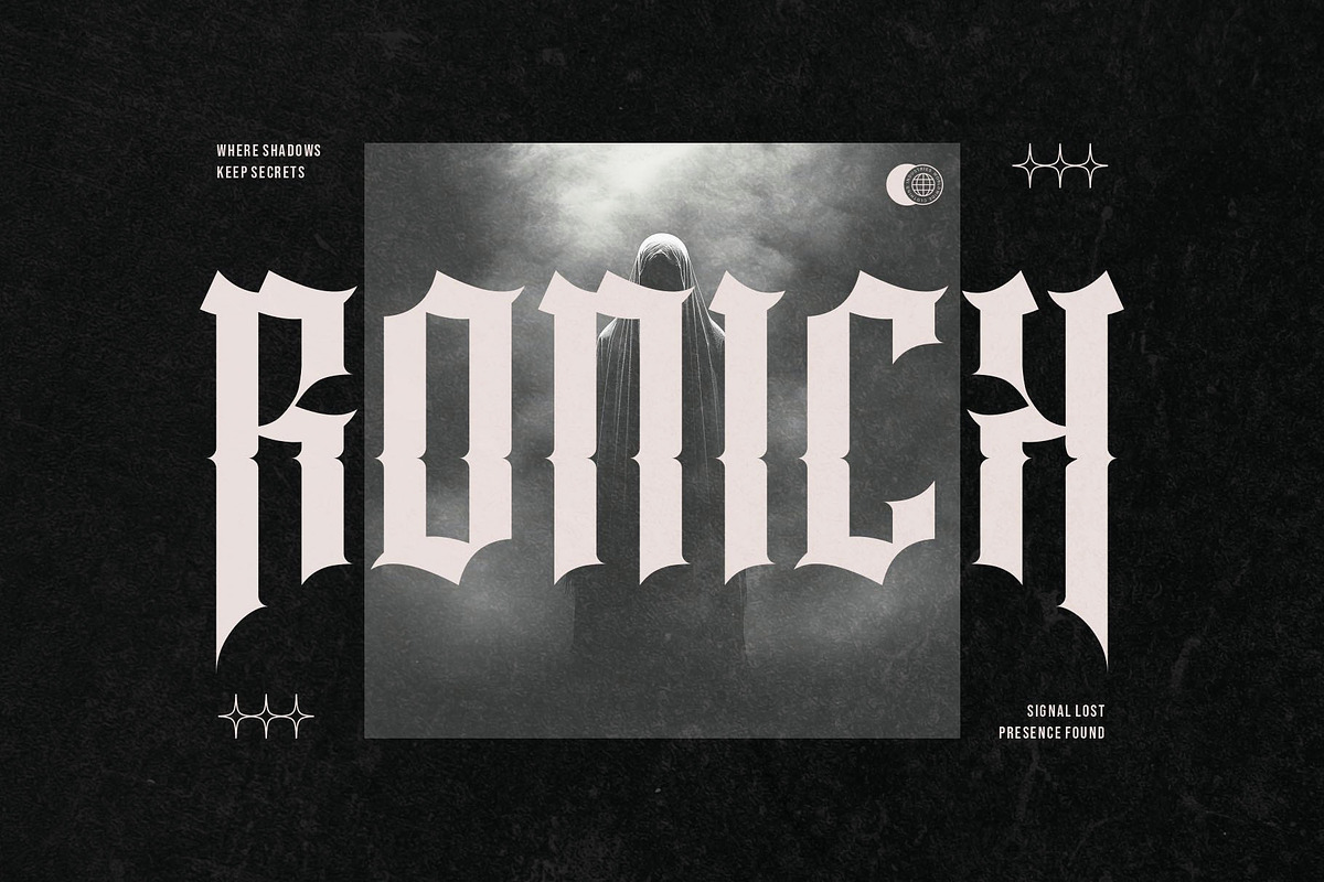 Maknin | Dark and Gothic Blackletter, a Blackletter Font by Ermedia Studio (Photo 6 of 10)