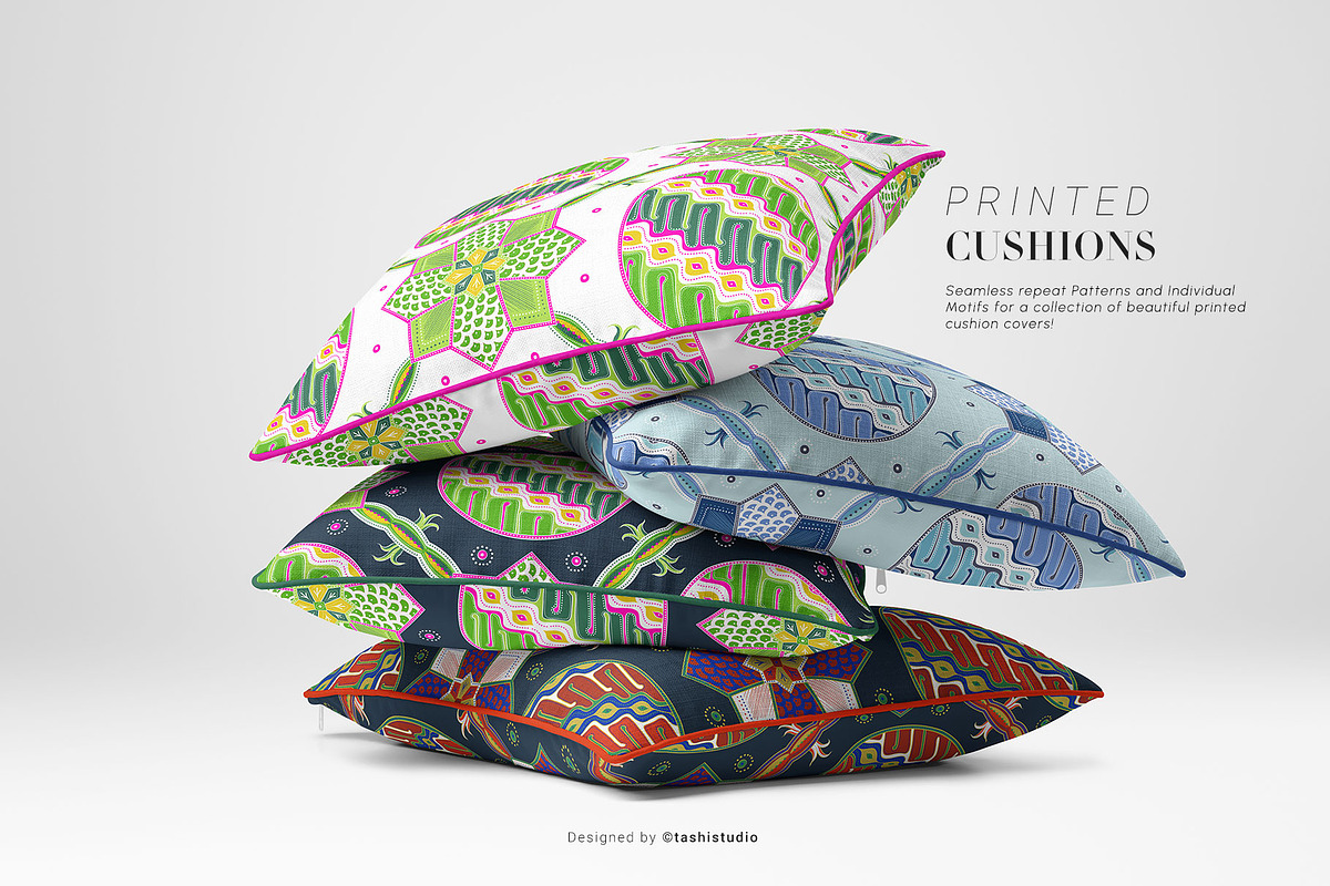 Nusari, Luxury Mod Batik-Vector Art!, a Pattern Graphic by TSTUDIO (Photo 8 of 14)