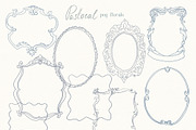 Cottagecore PNG Frames Illustrations, a Decorative Illustration by whiteheartdesign (Thumbnail 13 of 19)