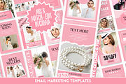Pink Newsletter Templates, an Email Template by SunshineStudioBoutique (Thumbnail 1 of 9)