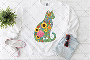 Wildflower Cat PNG, an Illustration by Craft Nest (Thumbnail 3 of 6)