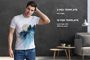 Isolated T-Shirt Mock-Up, a Shirt Mockup by PSD Market (Thumbnail 6 of 6)