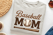 Baseball Mom Png, Baseball Vibes Png, an Illustration by OK Design (Thumbnail 2 of 5)