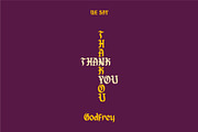 Godfrey Bold Blackletter, a Blackletter Font by Good Java Studio (Thumbnail 9 of 9)