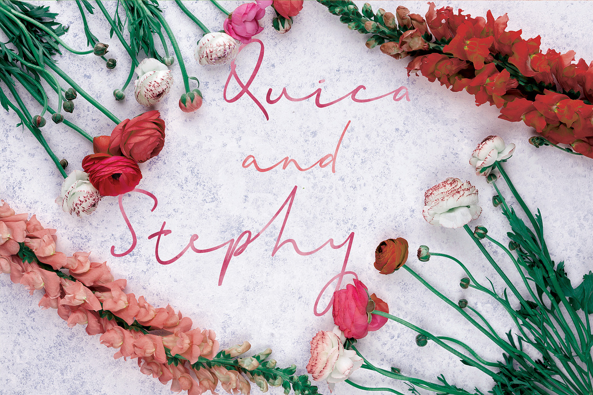 Quartila, a Script Font by rudiSasori (Photo 6 of 12)
