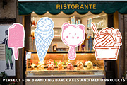 DOODLE ICE CREAM: clipart, a Food Illustration by Elliko shop (Thumbnail 5 of 7)