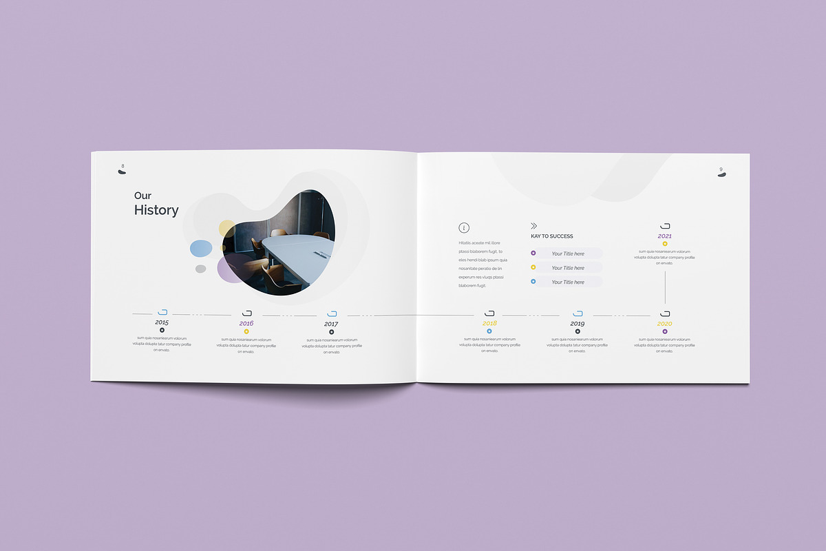 Company Profile Landscape, a Brochure Template by WOWPro (Photo 7 of 10)