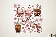 Mother's Day Coquette Coffee PNG, a Work Illustration by DreamPrint404 (Thumbnail 1 of 7)