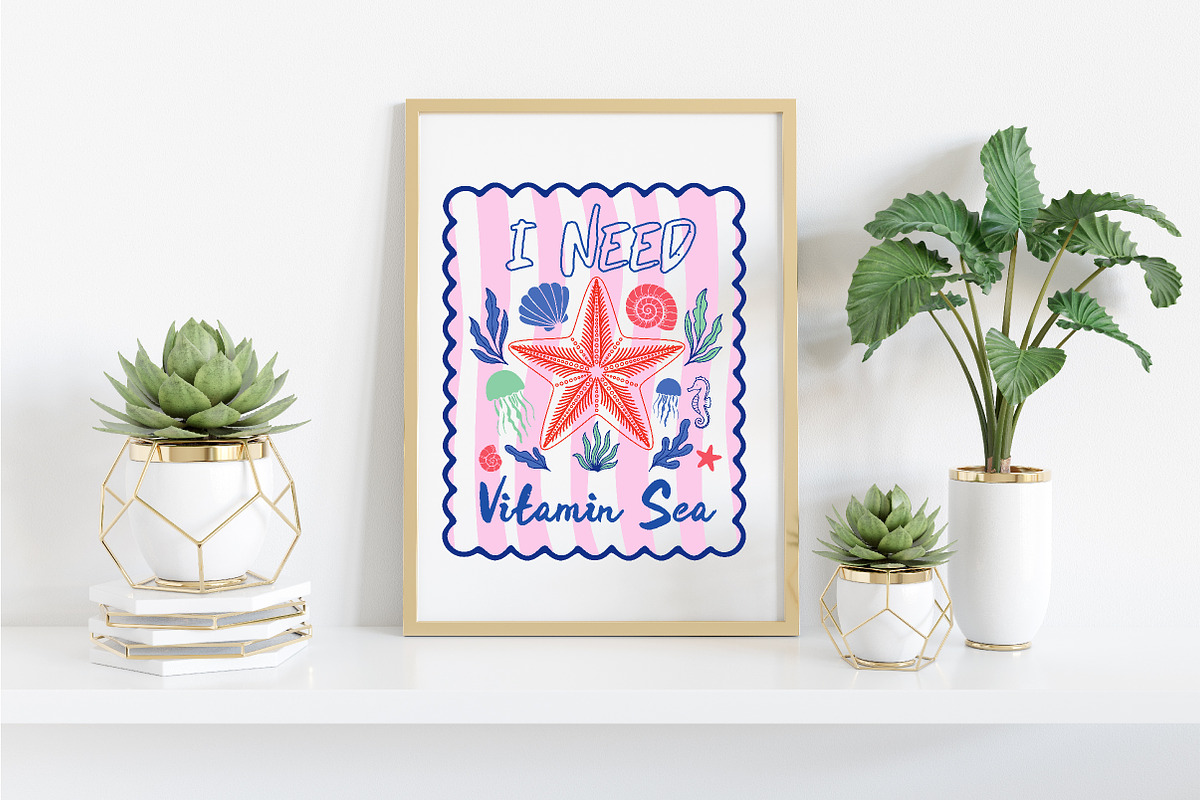 Summer Beach Hand Drawn PNG Bundle, an Illustration by Libby Wishes (Photo 6 of 16)
