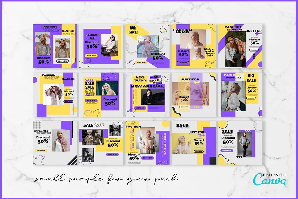 Instagram Canva Template, a Social Media Template by kreatifreya