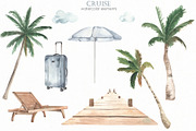 Nautical BUNDLE watercolor, a Transportation Illustration by Marina Ermakova (Thumbnail 16 of 21)