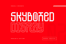 SkyBoxed - Futuristic Display Fonts