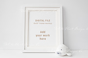 Nursery 8x10 frame mockup, a Print Template by White Hart Co. (Thumbnail 1 of 3)