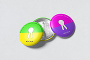 Realistic Pin Button Badge Mockup, a Bottom Mockup by Graphic Deal (Thumbnail 6 of 8)