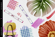 Marker brushes for Procreate, a Brush Add-On by Patternish (Thumbnail 2 of 4)