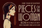 Decomang Art Deco Typeface, a Sans Serif Font by alit design (Thumbnail 5 of 20)