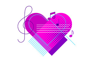 Background with musical notes., an Object Illustration by incomible