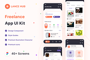 Lance Hub UI Kit, an UI Kit Template by Kawalan Studio (Thumbnail 1 of 3)