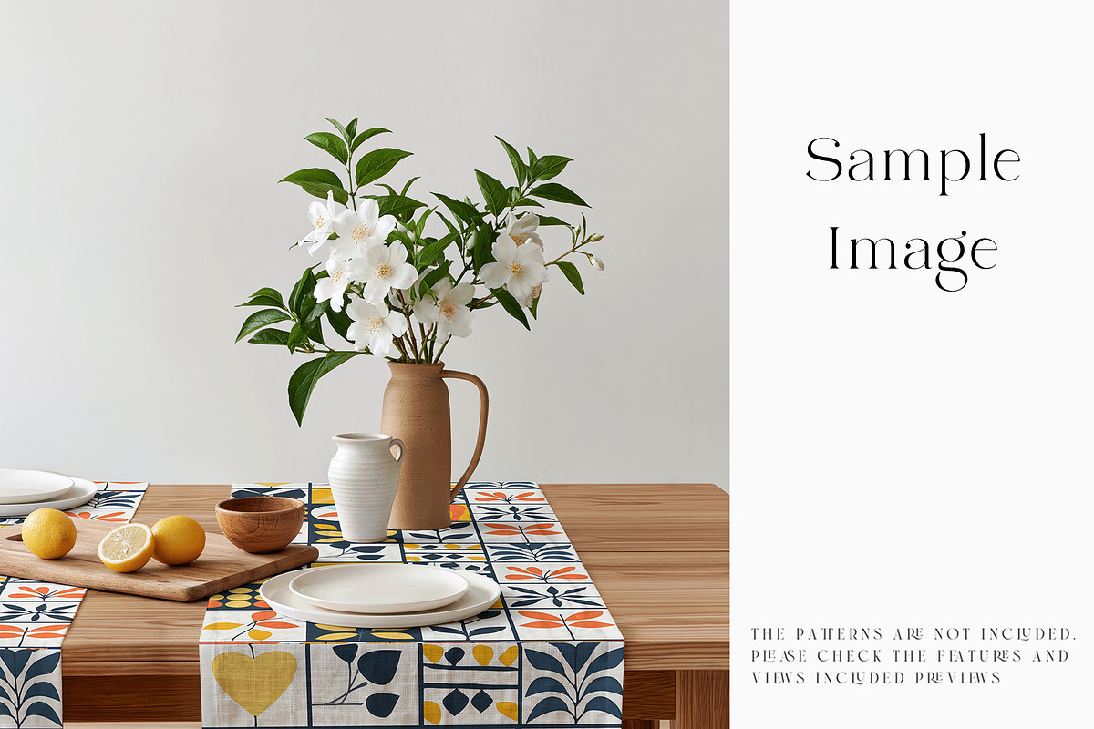Table Runner Mockups, a Household Mockup by mock-ups (Photo 6 of 20)