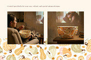 Textured Autumn Pumpkins collection, a Seasonal Illustration by Svitlana Kharchuk (Thumbnail 8 of 12)